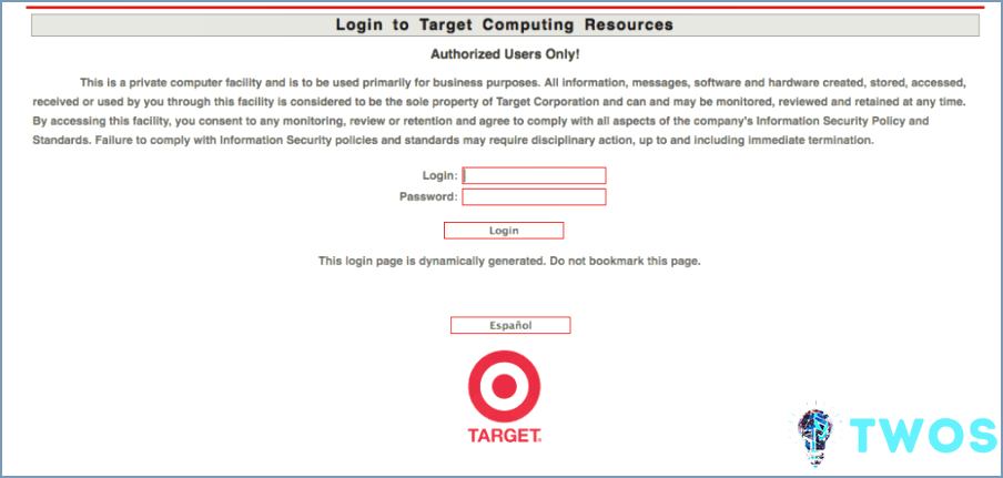 Target EHR en Mac Firefox