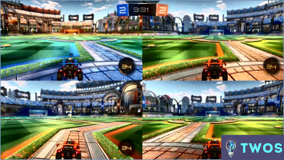 Cómo dividir la pantalla en Xbox One Rocket League?