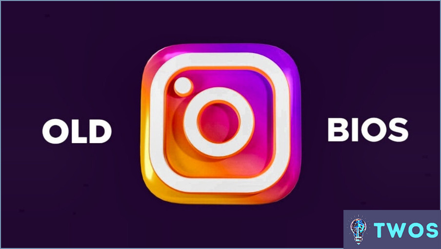 Cómo encontrar bios antiguas de instagram?