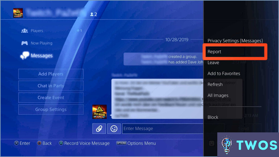 Cómo denunciar a la gente en Ps4?