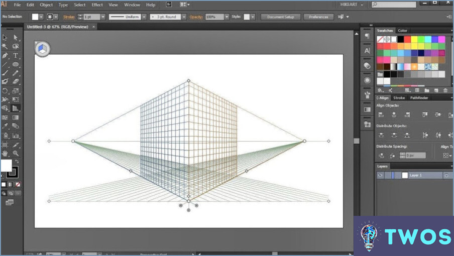 Cómo deshacerse de la herramienta de perspectiva en Illustrator?