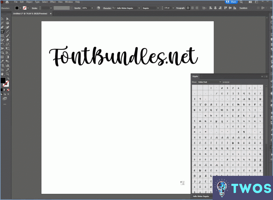 ¿Cómo poner en cursiva en Adobe Illustrator?