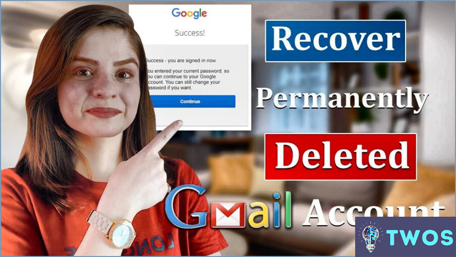 ¿Cómo puedo recuperar una cuenta de Gmail eliminada permanentemente?