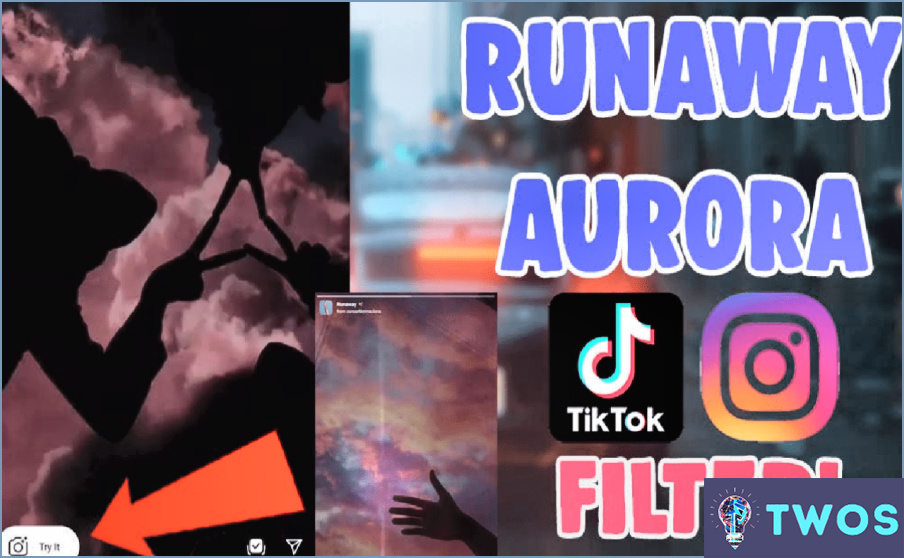 Cómo usar el filtro runaway aurora en instagram?