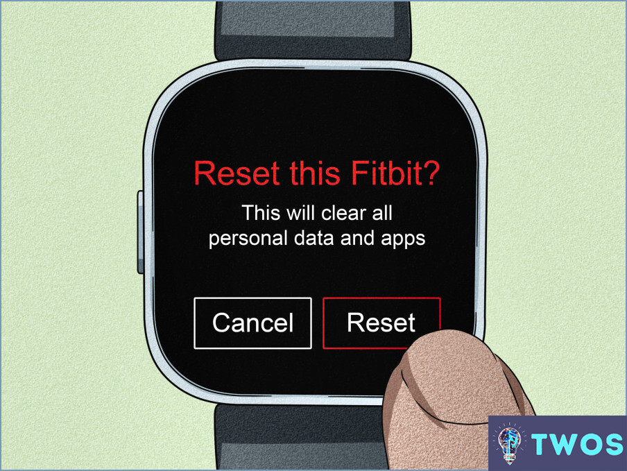 Cómo borro los datos de mi Fitbit versa?