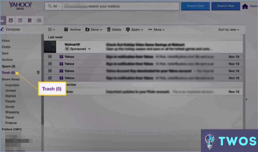 ¿Cómo puedo eliminar todos mis correos electrónicos de Yahoo a la vez?