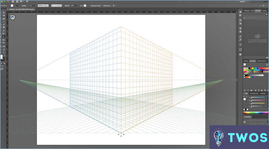 Cómo añadir perspectiva al texto en Illustrator?