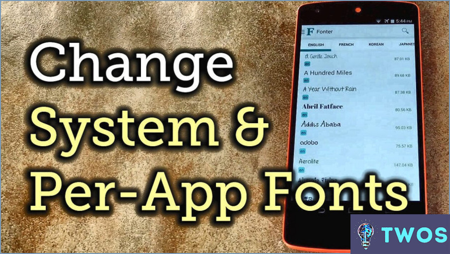 Cómo cambiar la fuente en el teléfono Android sin raíz?