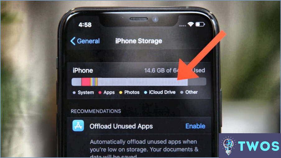 Cómo comprobar la memoria en el Iphone?