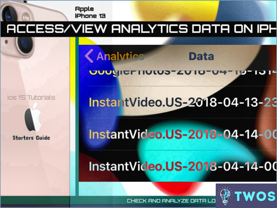 Cómo descifrar los datos de análisis de Iphone?