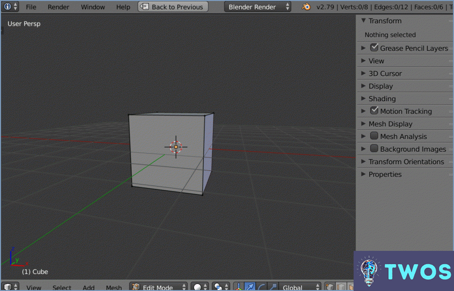 Cómo eliminar el cubo en Blender?