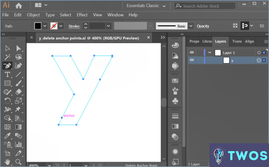 Cómo eliminar en Illustrator?