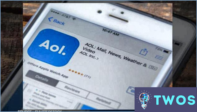 ¿Cómo eliminar la cuenta de AOL en Iphone?