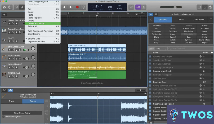 Cómo eliminar un proyecto en Garageband?