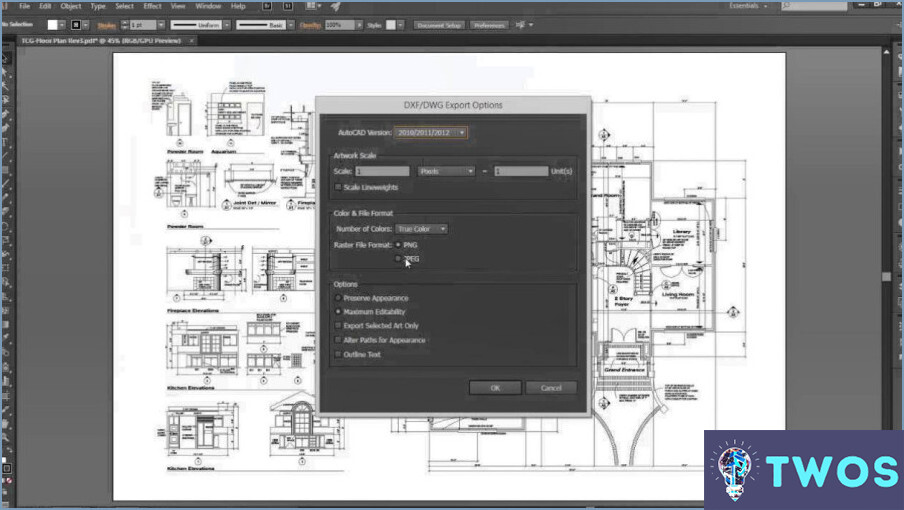 ¿Cómo exportar Autocad a Illustrator?