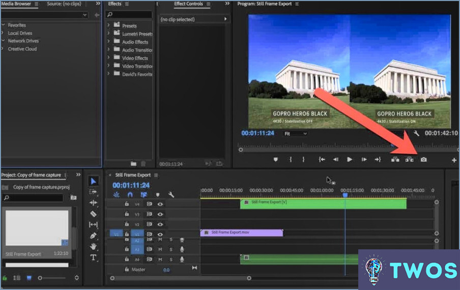 Como hacer una captura de pantalla en premiere pro