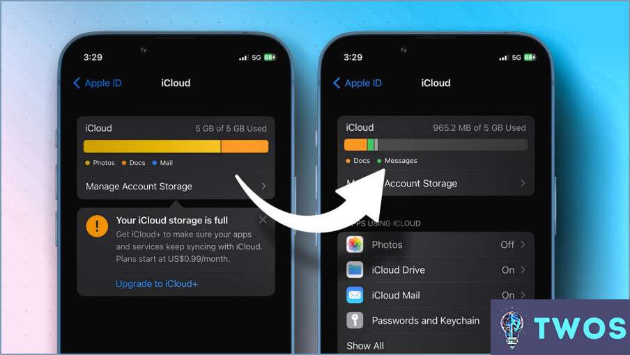 Cómo puedo liberar almacenamiento de iCloud?