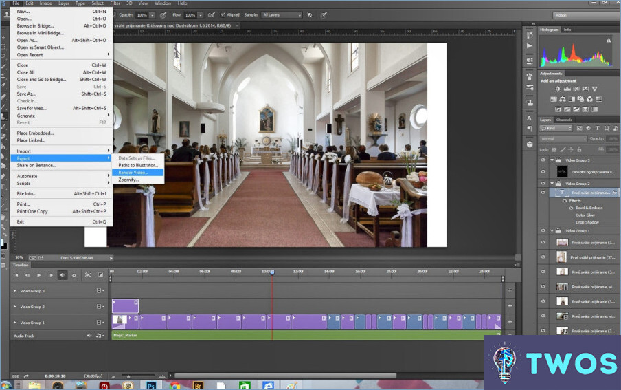 ¿Cómo renderizar un vídeo en Photoshop?