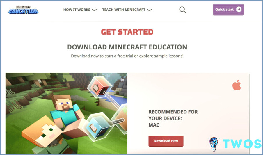 Minecraft Education Edition para Mac