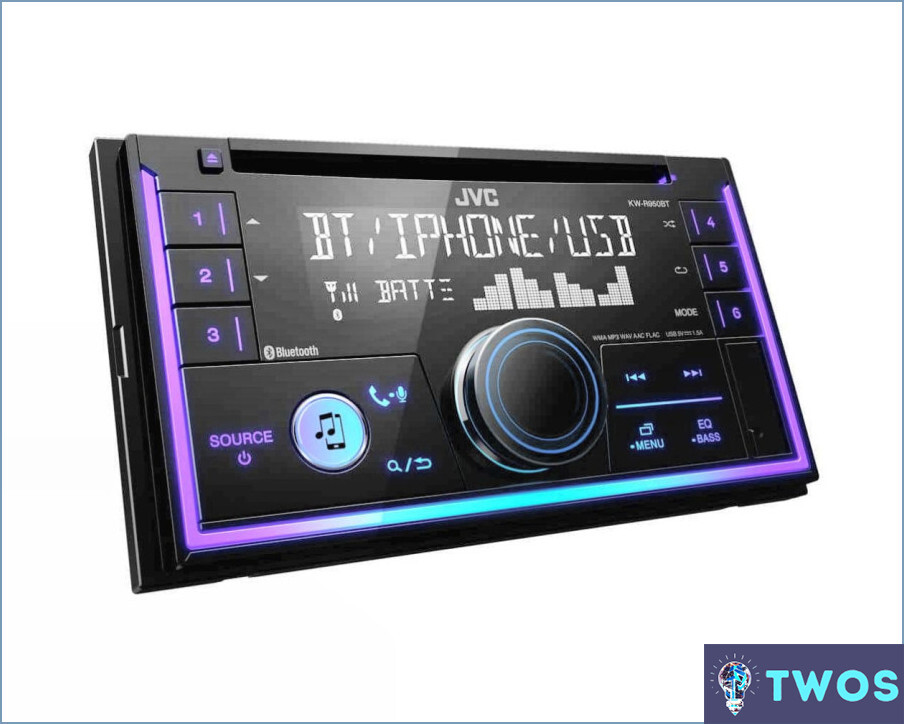 ¿Cómo cambiar el color en JVC Car Stereo?