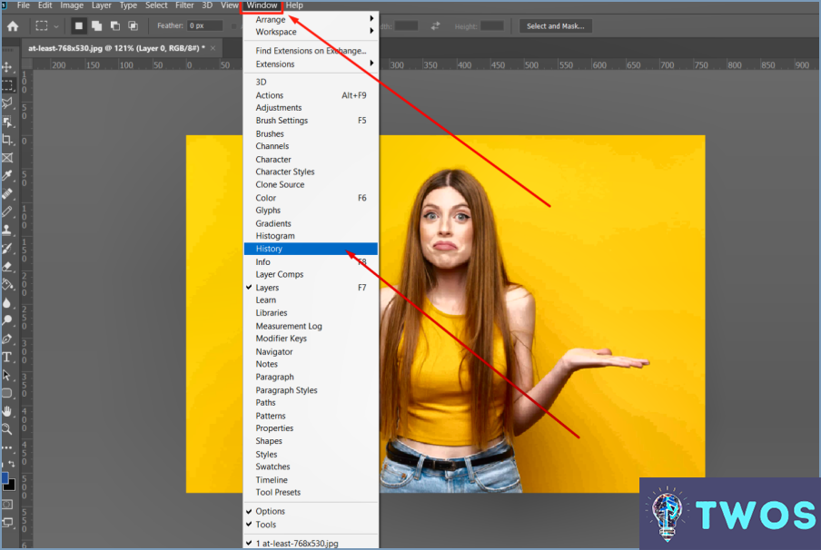 ¿Cómo deshacer la fusión visible en Photoshop?