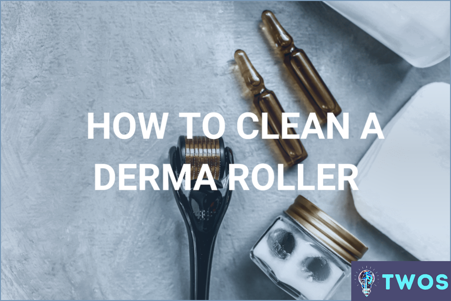 ¿Cómo limpiar Derma Roller?