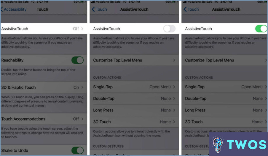 Cómo desactivar Assistive Touch en Android?