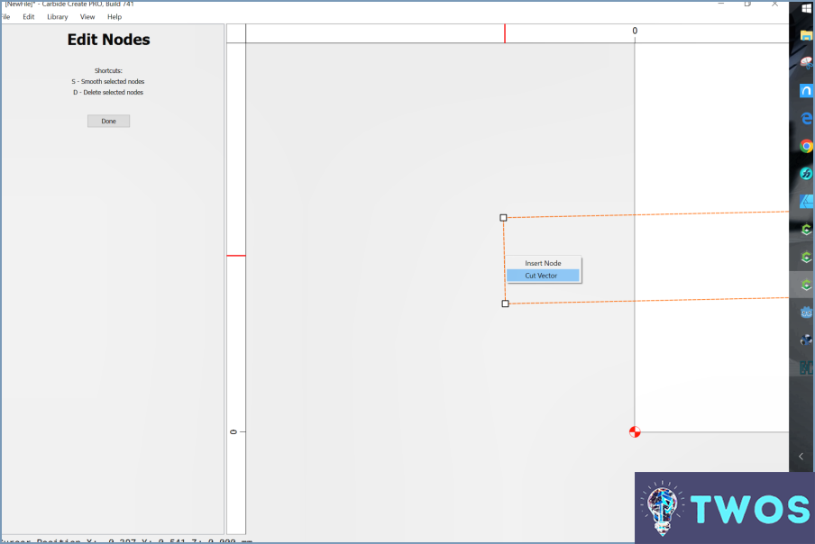 ¿Cómo eliminar nodos en Inkscape?