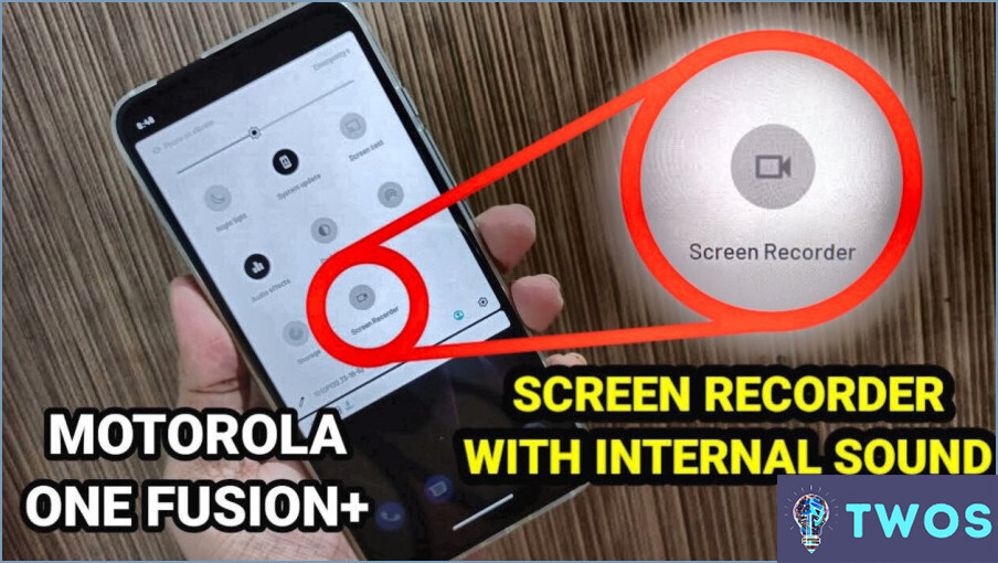 Cómo grabar pantalla en Android Motorola?