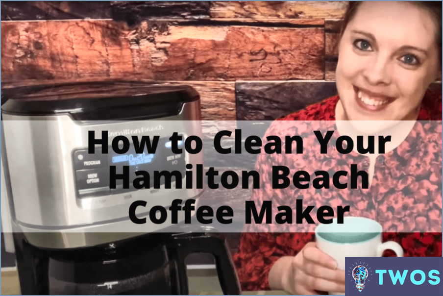 Cómo limpiar un Hamilton Beach Flexbrew?