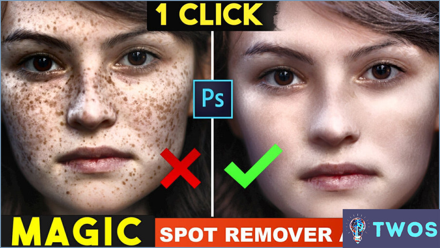 Cómo se eliminan las manchas en Photoshop?