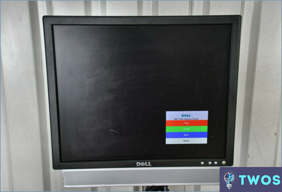Cómo superar la comprobación de la función de autocomprobación en un monitor Dell?