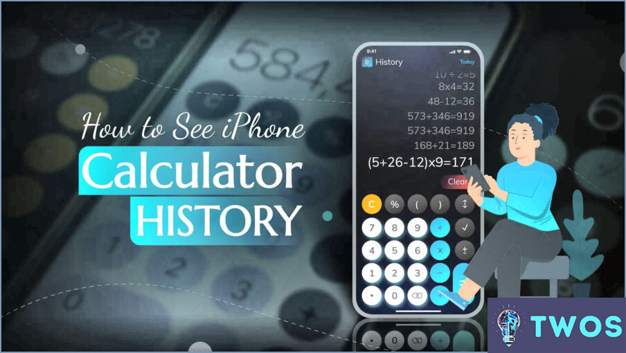 ¿Cómo ver los cálculos anteriores en Iphone?