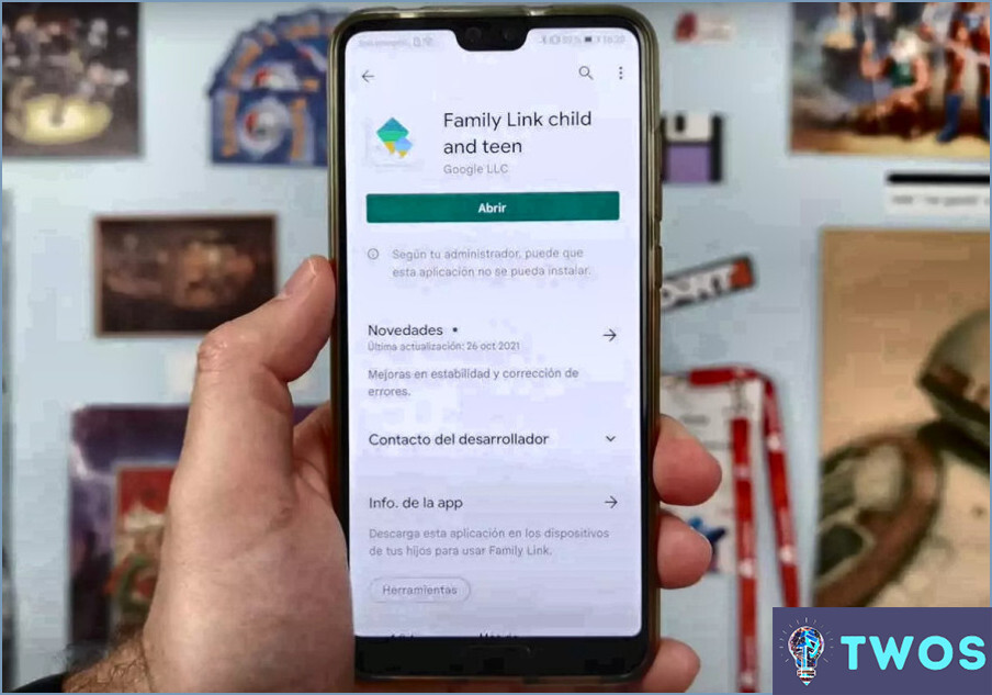 Como arreglar google family link app