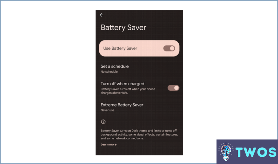 Cómo desactivar el ahorro de batería en Android?