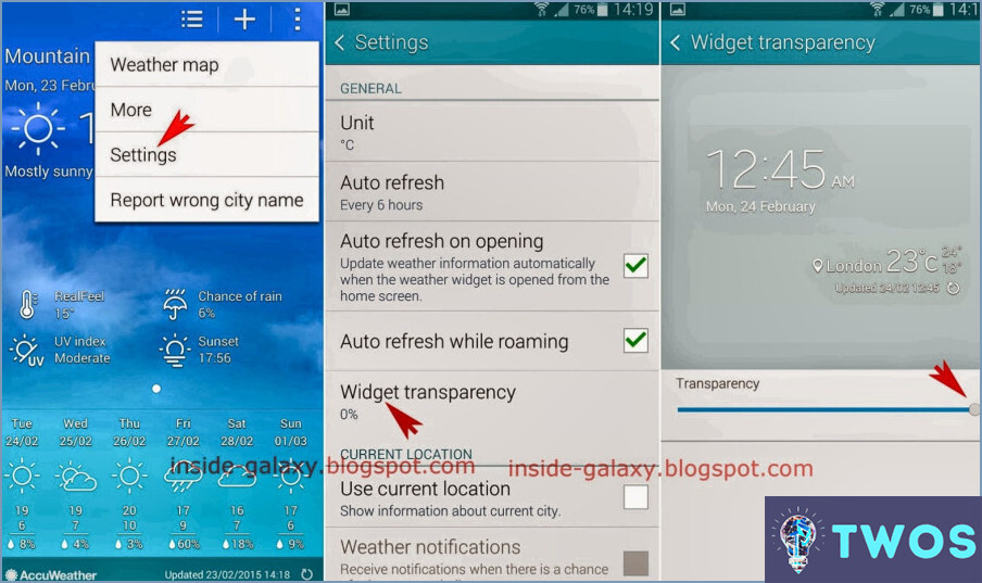 Cómo eliminar widgets en Samsung Galaxy S3?