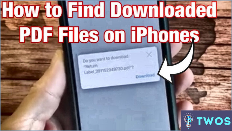 Cómo Encontrar Pdf Guardado En Iphone?