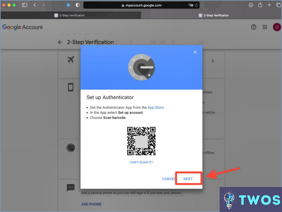 ¿Cómo puedo administrar Google Authenticator?