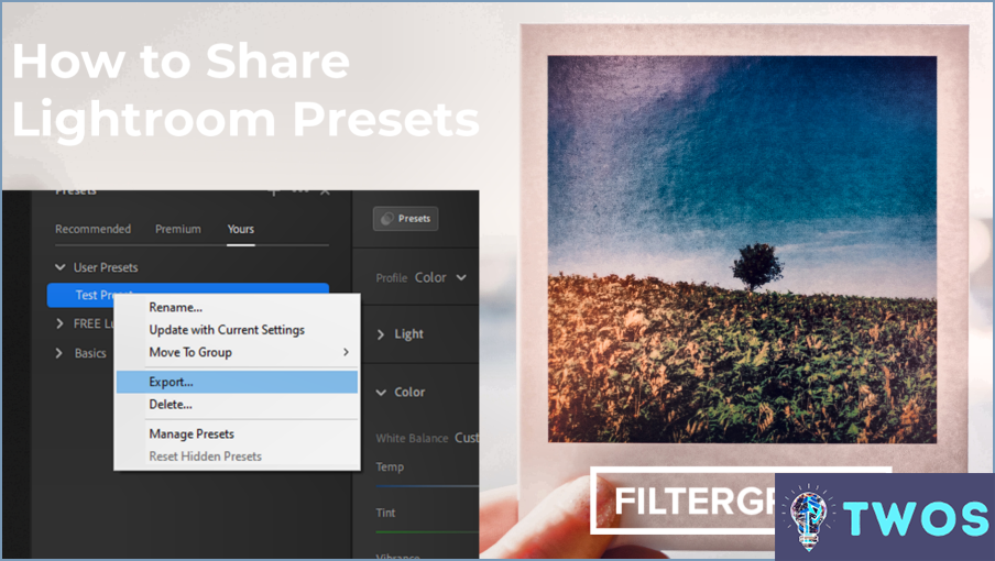 ¿Cómo puedo convertir presets de Lightroom a Photoshop?