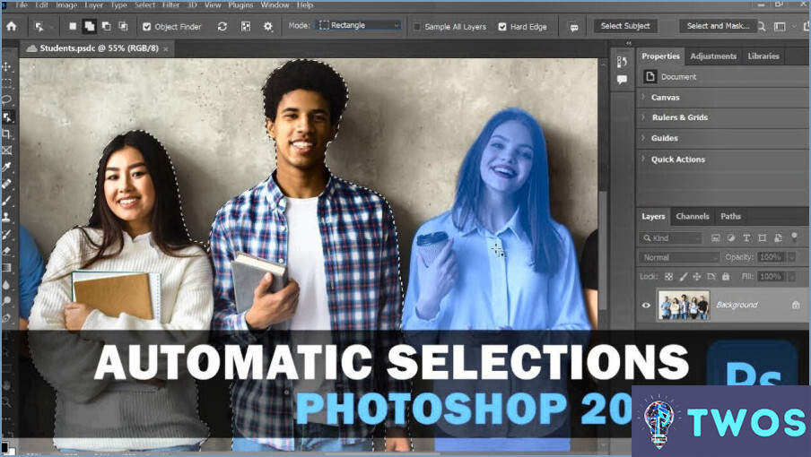 ¿Qué es el menú Seleccionar en Photoshop?