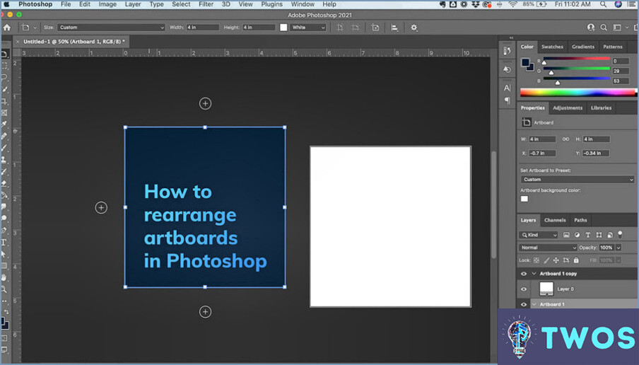 ¿Qué es una mesa de trabajo en Photoshop?