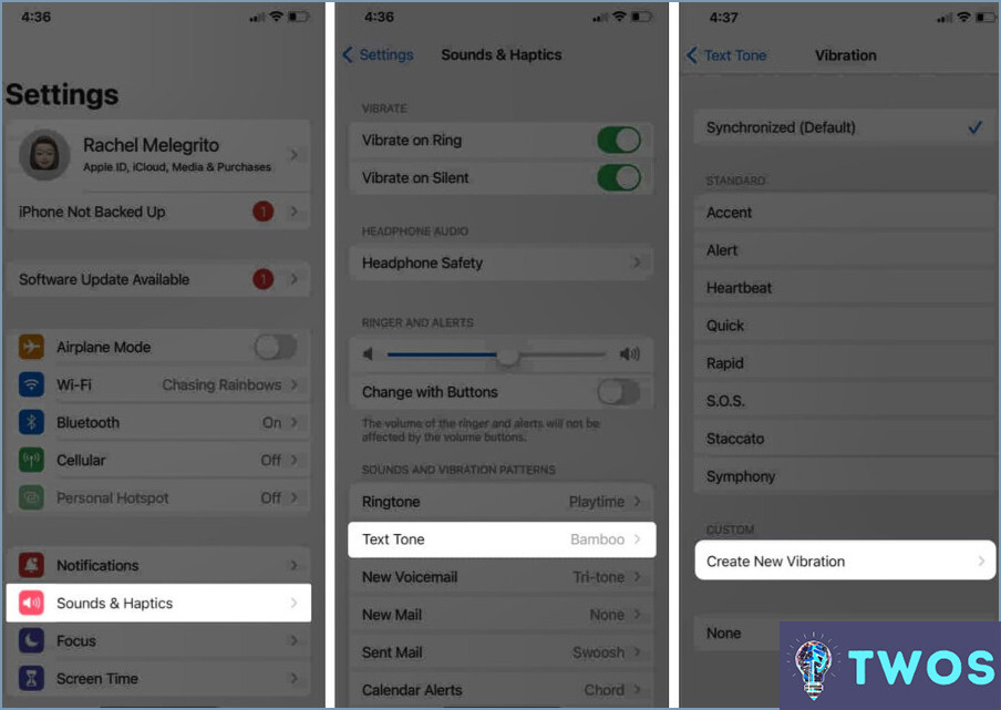 Cómo cambiar la vibración en el Iphone 7?