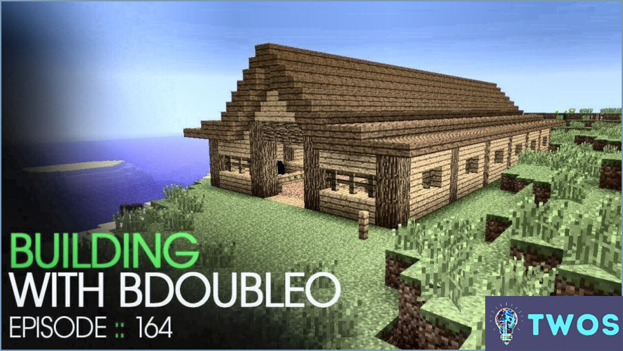 Cómo construir un granero en Minecraft Xbox 360?