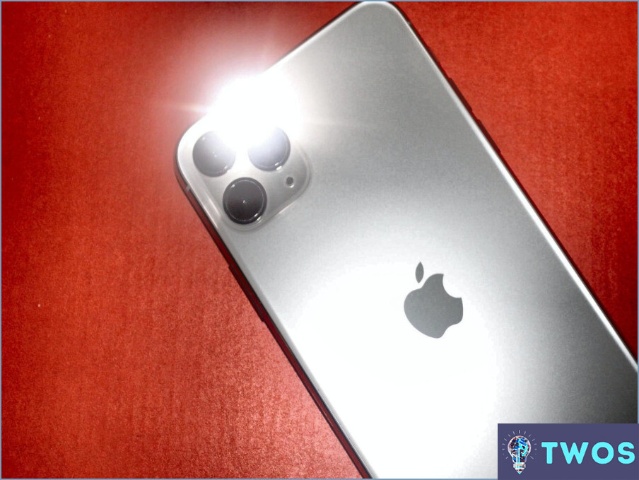 Cómo hacer que el flash de luz en el Iphone 6?