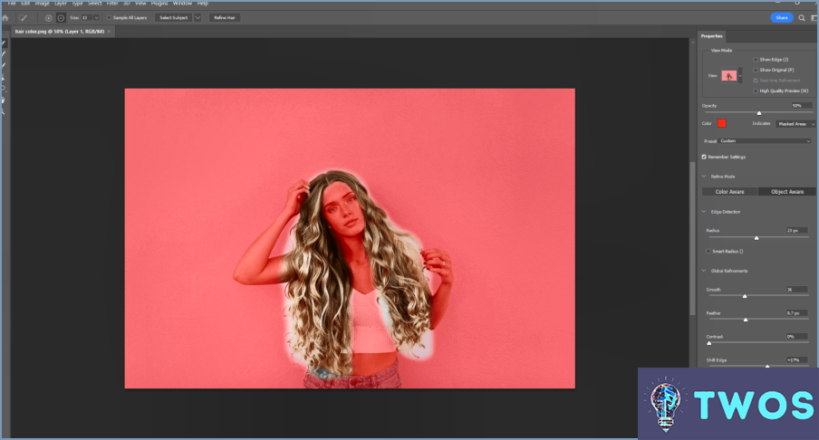 ¿Cómo se añade una máscara de color en Photoshop?