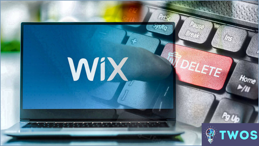 ¿Cómo se borra algo en Wix?