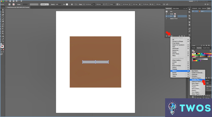 Cómo se hace madera en Illustrator?