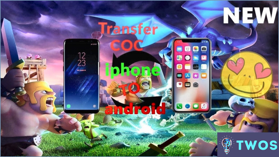 Cómo transferir Coc de Ios a Android?