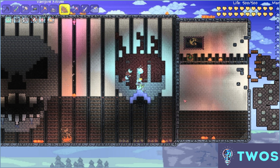 Cómo conseguir cuchillos vampiro en Terraria Xbox 360?