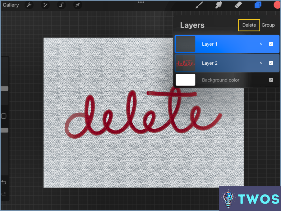 ¿Cómo eliminar el fondo en Procreate?